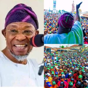 Ex-Osun State Governor Rauf Aregbesola Reacts To Mammoth Crowd That Converged At ADC Mega Rally