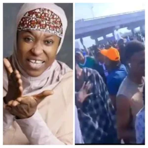 Aisha Yesufu Reacts As Warri Youths Chant Obi’s Name, APC Posters Reportedly Burned At Delta Rally 